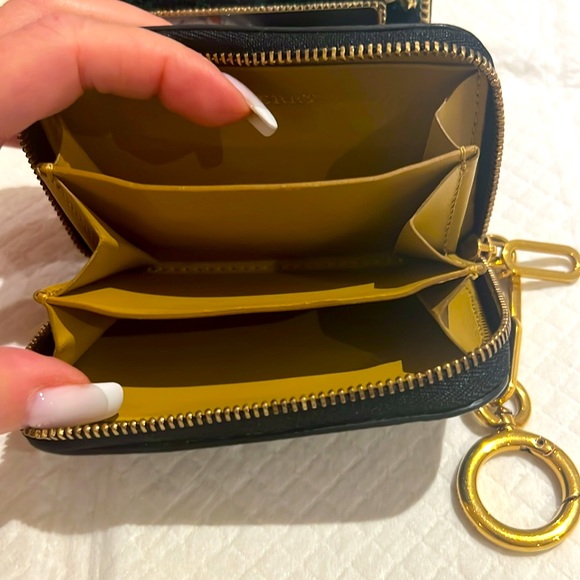 Compact Burberry  wallet with attached keychain. - Picture 3 of 10